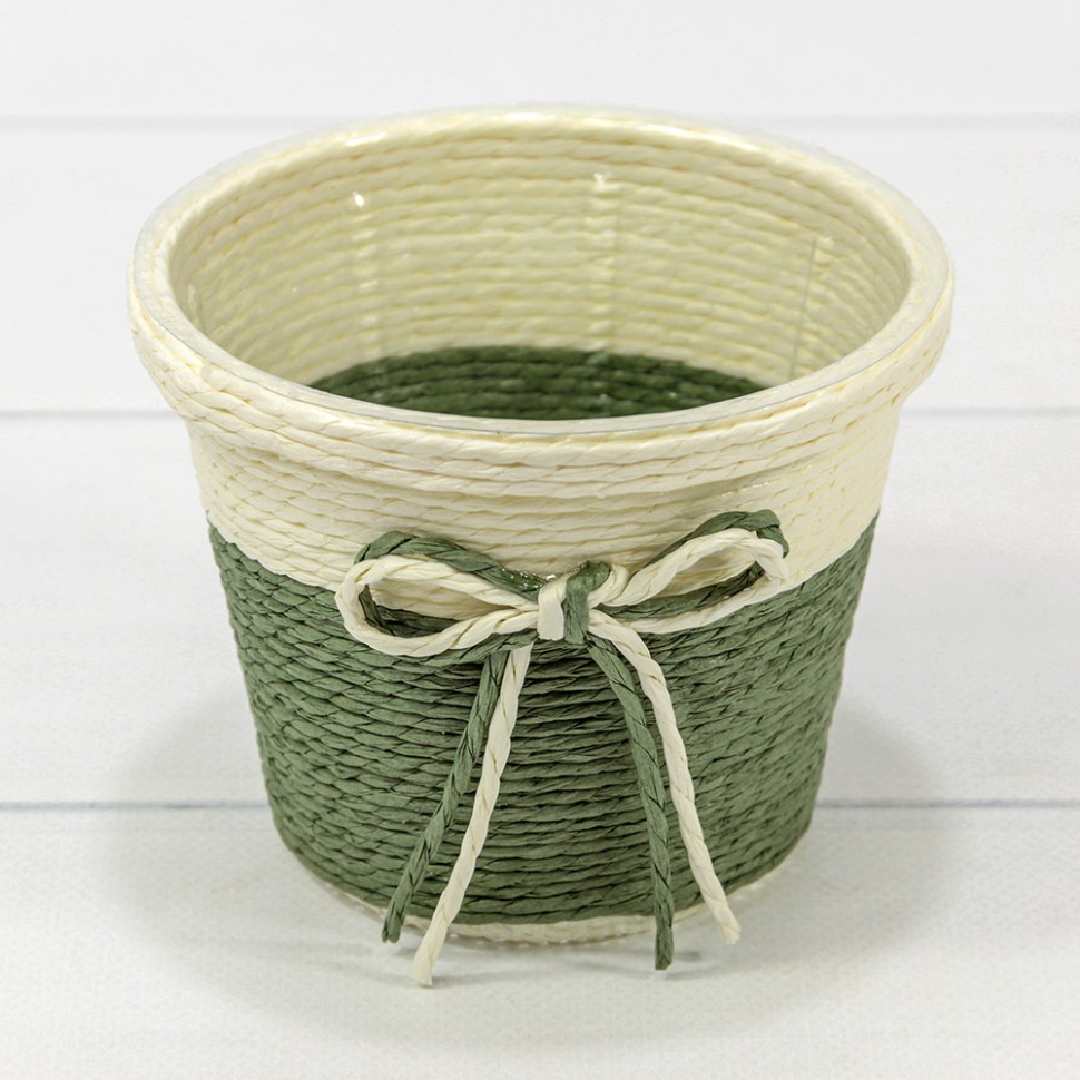 Кашпо плетёное  