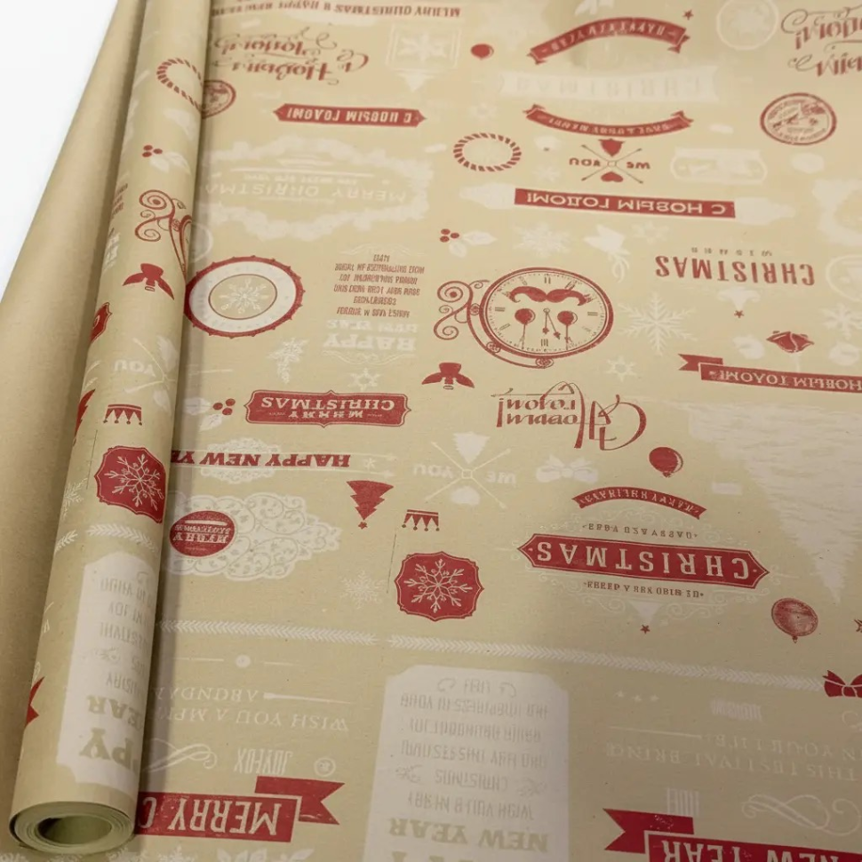 Бумага Крафт "Новый год" Бумага Крафт "Новый год"