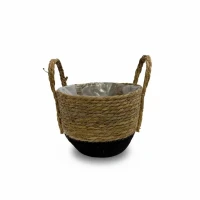 Корзина плетеная (рогоз)